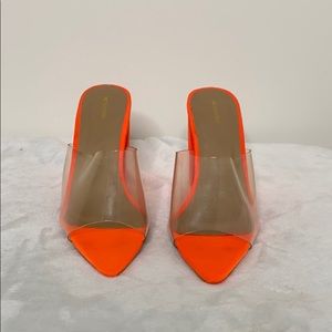 Orange heels